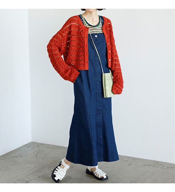 GeeRA（ジーラ）の「２ＷＡＹクロシェニットカーディガン（ニットカーディガン）」｜詳細画像