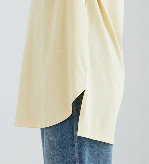 BELLUNA（ベルーナ）の「＜ＥＬＬＥ　Ａｃｔｉｖｅ＞多機能ロゴプリントチュニック（チュニック）」｜詳細画像