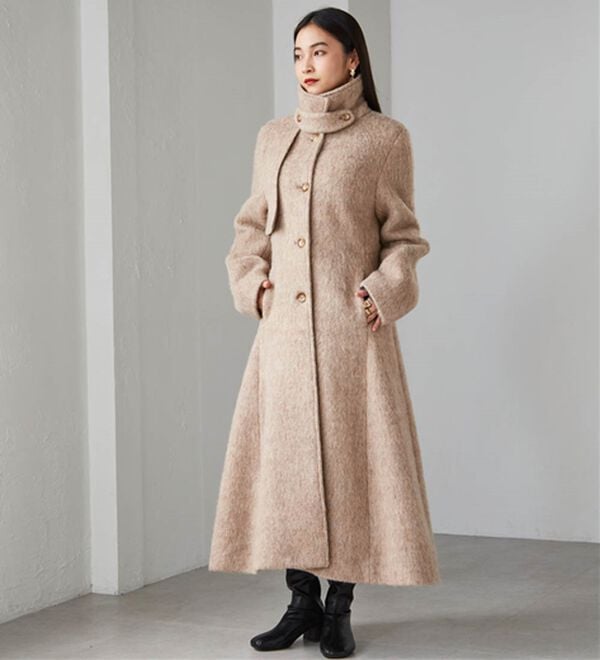 2WAYフレアーステンカラーシャギーコート - ベルーナ【公式】