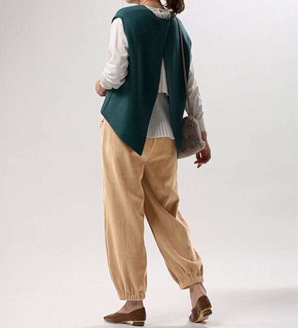 ルフラン（ルフラン）の「【２本組】【ホカロン】ふわっと暖か。ゆるっとパンツ（フルレングスパンツ）」｜詳細画像