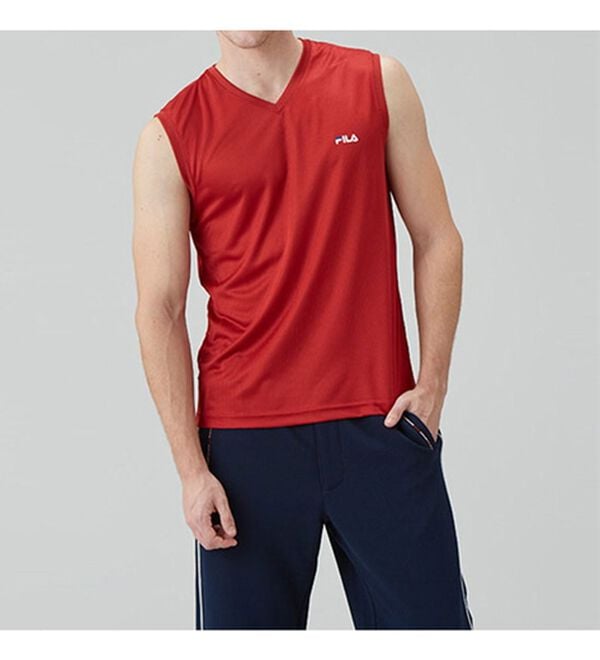 「＜フィラ＞ドライメッシュシャツ半袖・袖無し（メンズＴシャツ）」｜詳細画像