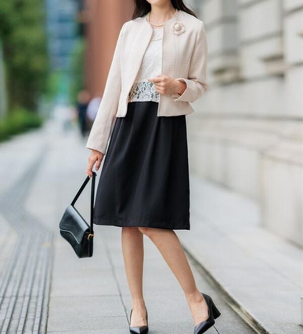 GeeRA（ジーラ）の「【入卒式/セレモニー】ツイード着回し５点セットスーツ　２ジャケット＆パンツ＆ワンピ（その他スーツ）」｜詳細画像