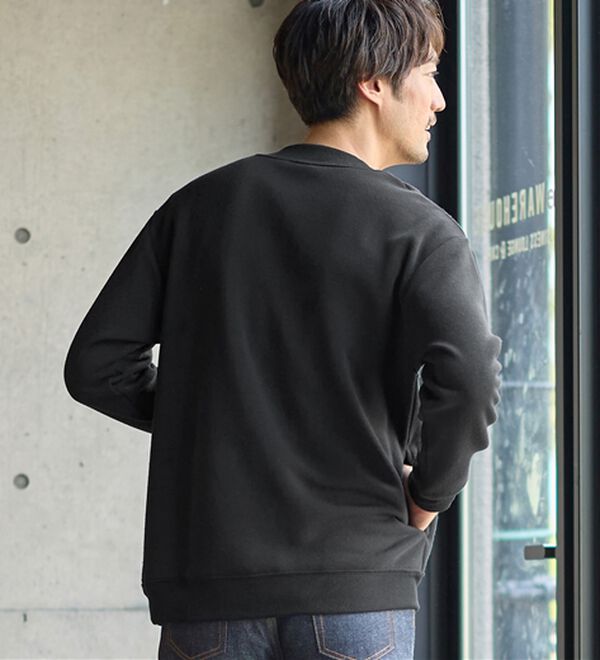REMEN'S（リメンズ）の「【裏起毛】スタンドネックトレーナー（メンズトレーナー）」｜詳細画像