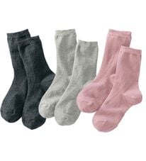 「【３足組】するっとはける歩行サポートソックス３足組（靴下・ストッキング）」