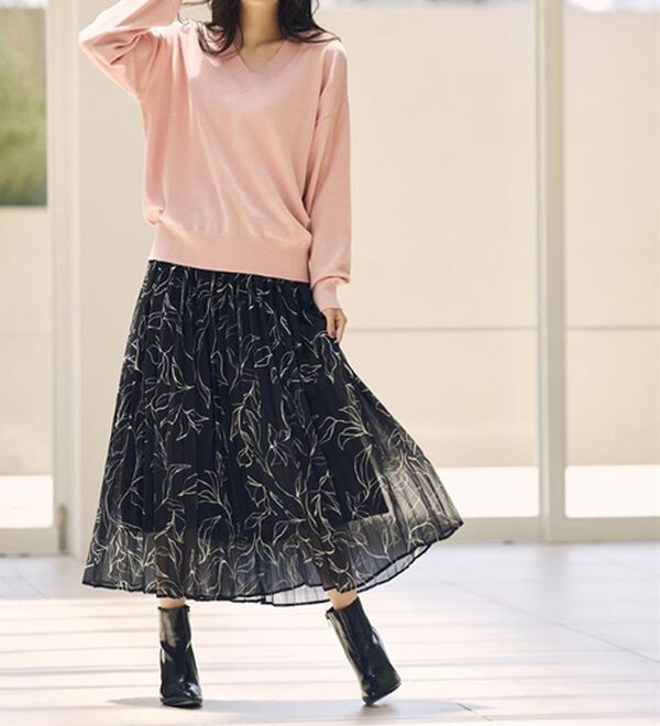 RANAN（ラナン）の「プリーツロングスカート（ロングスカート）」｜詳細画像