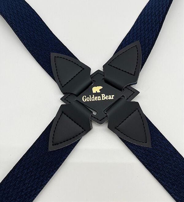 2本組】＜ゴールデンベア＞日本製錆びないサスペンダー - ベルーナ