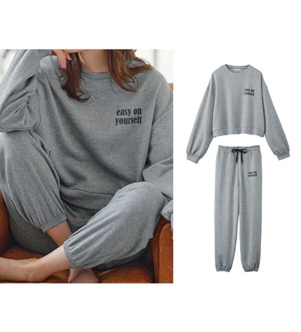 裏起毛スウェットセットアップ - ベルーナ【公式】