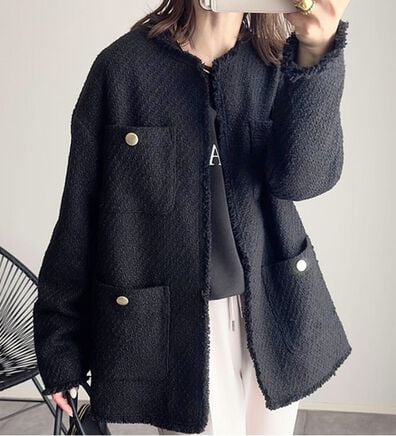 BELLUNA（ベルーナ）の「ツイードノーカラージャケット（ノーカラージャケット）」