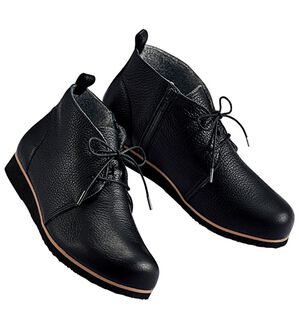 ルフラン（ルフラン）の「フィグリーノ　やわらかレザーのチャッカーブーツ（ブーツ）」｜ブラック