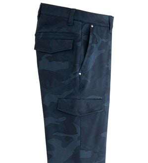 「＜コムルヴァン・オム＞５０代からの［神業］カーゴパンツ（メンズカーゴパンツ）」｜ネイビー(迷彩)