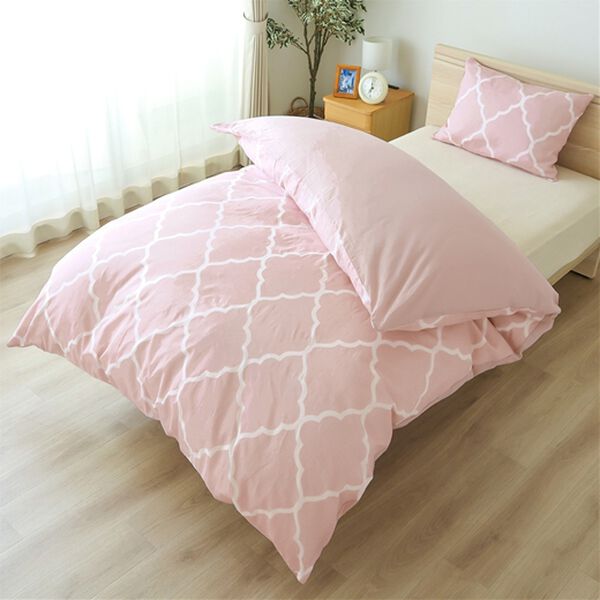 iellio（イエリオ）の「綿１００％北欧風柄布団カバーリング＜アンファ＞（敷布団カバー・シーツ）」｜詳細画像