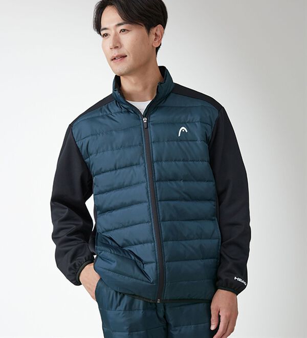 「＜ヘッド＞ダウンで暖か！防風スポーティジャケット（メンズジャケット）」｜詳細画像