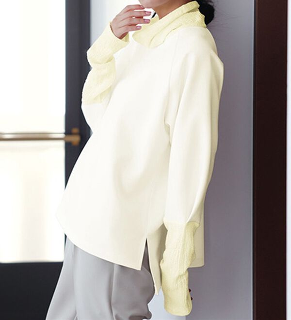 RANAN（ラナン）の「レイヤードデザインカットソー（カットソー）」｜詳細画像