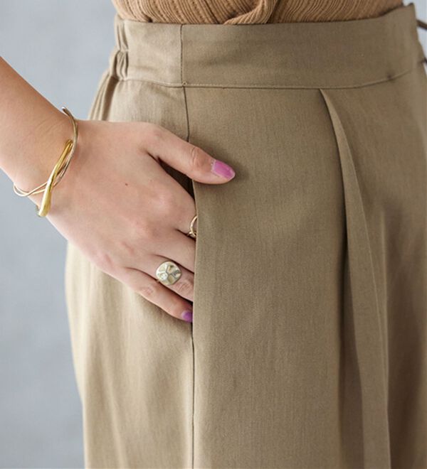 alotta（アロッタ）の「ラップリボンスラックス（フルレングスパンツ）」｜詳細画像