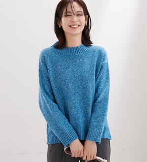 BELLUNA（ベルーナ）の「ミックス調ニットプルオーバー（ニット・セーター）」｜詳細画像