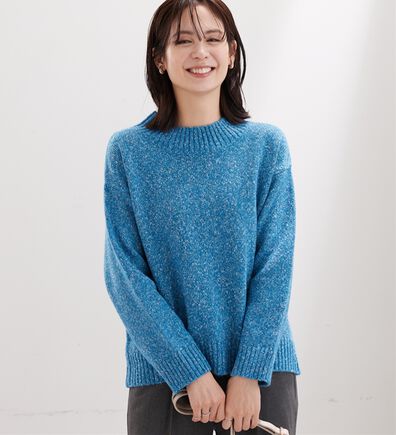 BELLUNA（ベルーナ）の「ミックス調ニットプルオーバー（ニット・セーター）」