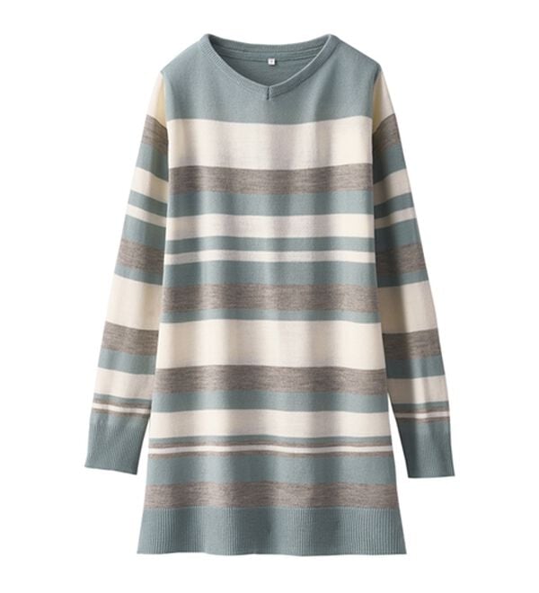 BELLUNA（ベルーナ）の「カシミヤタッチニットチュニック（チュニック）」｜詳細画像