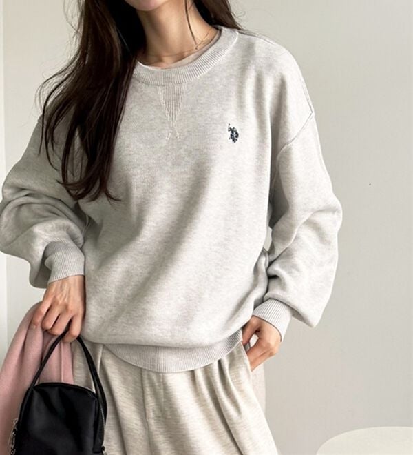 GeeRA（ジーラ）の「【U.S. POLO ASSN.】スウェットライクニット（ニット・セーター）」｜詳細画像