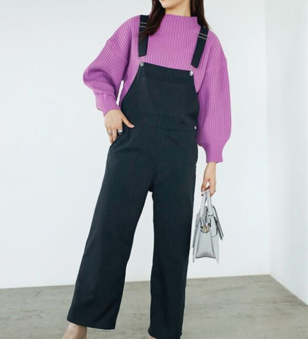 GeeRA（ジーラ）の「袖ボタンボトルネックリブニット（ニット・セーター）」｜詳細画像