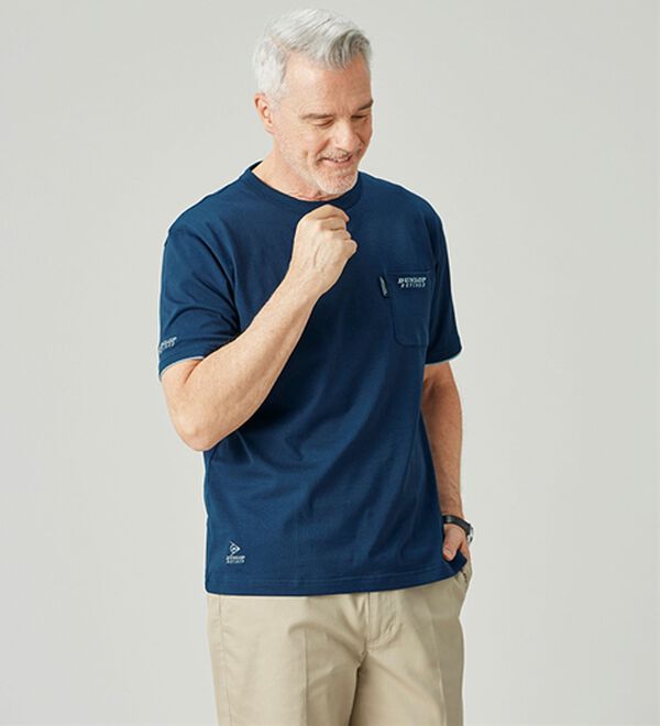 「【５色組】＜ダンロップ・リファインド＞品質自慢のベーシックＴシャツ（メンズカットソー）」｜詳細画像