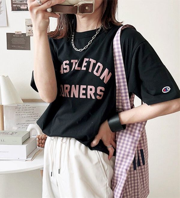 GeeRA（ジーラ）の「【ｃｈａｍｐｉｏｎ】ロゴＴシャツ（Tシャツ）」｜詳細画像