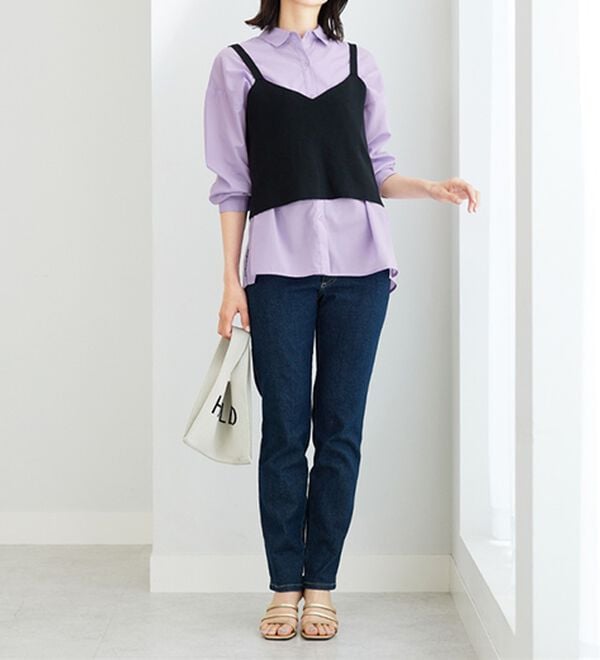 BELLUNA（ベルーナ）の「ベーシックデザインオーバーサイズシャツ（シャツ）」｜詳細画像