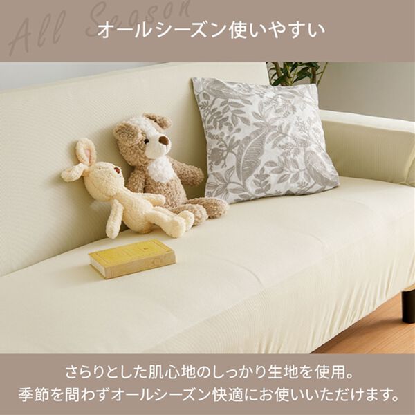 iellio（イエリオ）の「はっ水ひっかかりにくいソファカバー＜ｗｉｔｈＰｅｔ＞＜キズ汚れの目隠し・撥水・のびのび・ソファーカバー＞（ソファーカバー）」｜詳細画像