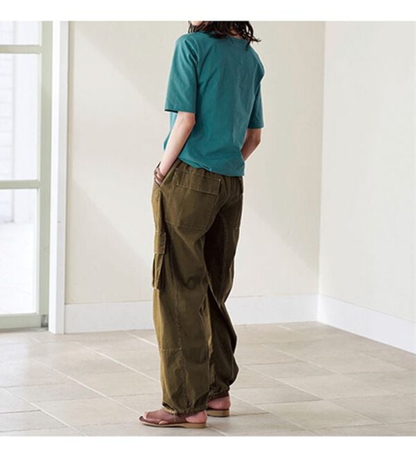 BELLUNA（ベルーナ）の「綿１００％抗菌防臭汗ジミ対策プルオーバー（カットソー）」｜詳細画像