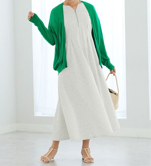 GeeRA（ジーラ）の「【冷房対策に】ひんやりUV対策！ドルマンカーディガン（ニットカーディガン）」｜詳細画像