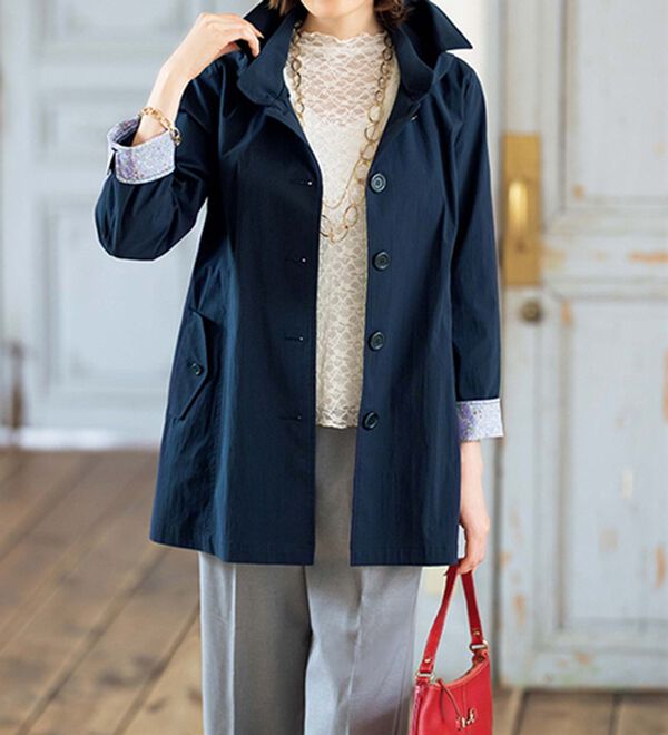 ルフラン（ルフラン）の「スピンドル付　軽やかコート（ハーフコート）」｜詳細画像