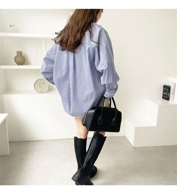 GeeRA（ジーラ）の「アソート柄オーバーサイズシャツ（シャツ）」｜詳細画像