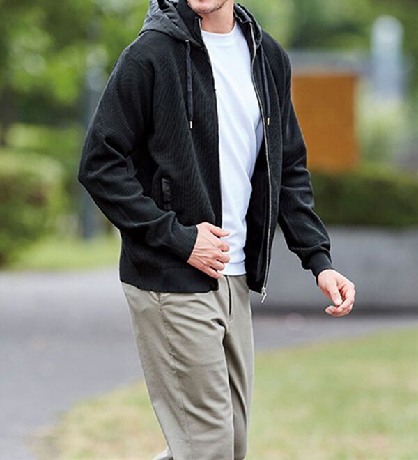 「＜コムルヴァン・オム＞好印象きれいめフードジャケット（メンズジャケット）」｜詳細画像