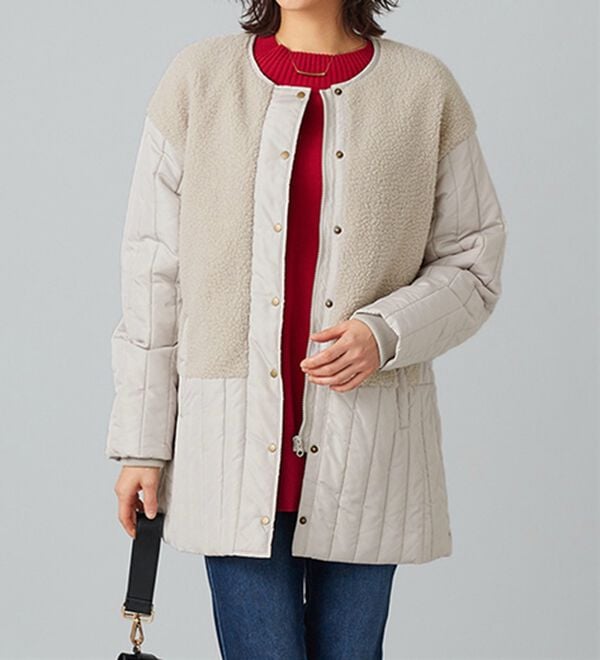 BELLUNA（ベルーナ）の「もちもち素材ハイネックニットプルオーバー（ニット・セーター）」｜詳細画像