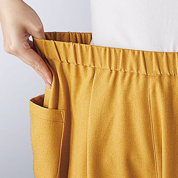 BELLUNA（ベルーナ）の「ウールタッチゆったりパンツ（フルレングスパンツ）」｜詳細画像