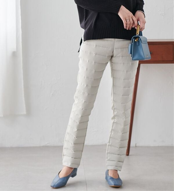 RANAN（ラナン）の「あたたかダウンパンツ（フルレングスパンツ）」｜詳細画像