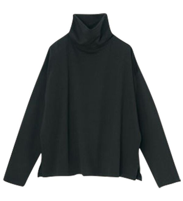 RANAN（ラナン）の「＜ＢＣ＞綿１００％&times;吸湿発熱！あったかタートルネック（カットソー）」｜詳細画像