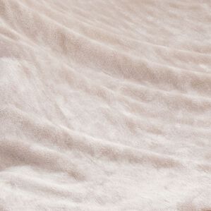 「あったかフランネルすっぽり毛布　吸湿発熱・蓄熱・保湿・抗菌防臭　＜ベルウォーム・ベルモイスト＞（毛布・ブランケット）」｜ベージュ