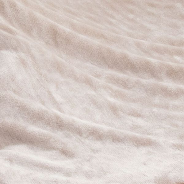 「あったかフランネルすっぽり毛布　吸湿発熱・蓄熱・保湿・抗菌防臭　＜ベルウォーム・ベルモイスト＞（毛布・ブランケット）」｜ベージュ