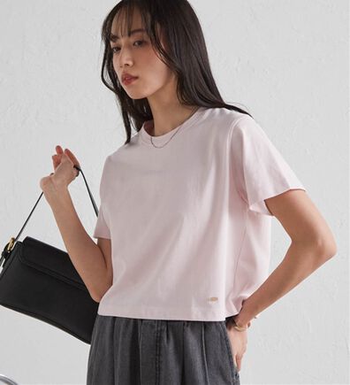 RANAN（ラナン）の「マルチファンクション　ベーシッククロップドT（Tシャツ）」