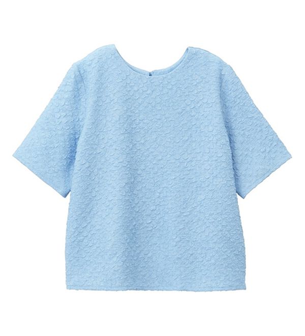 GeeRA（ジーラ）の「ふくれジャカードテクスチャーブラウス（ブラウス）」｜詳細画像