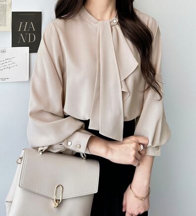 GeeRA（ジーラ）の「２ＷＡＹドレープスカーフタイブラウス（ブラウス）」