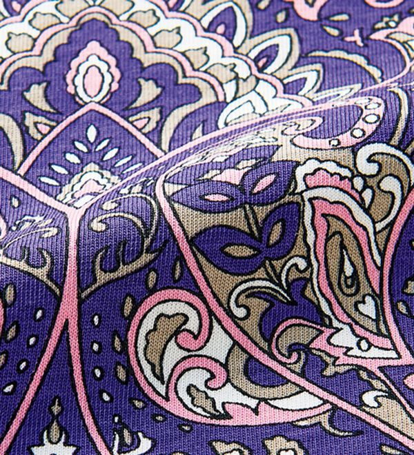 ルフラン（ルフラン）の「【２着組】綿１００％華やぎトラベルパジャマ（パジャマ・ルームウェア）」｜詳細画像