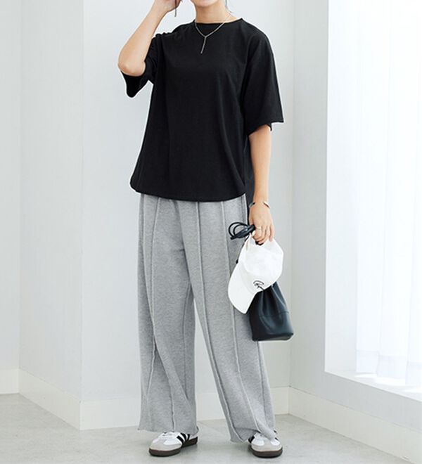 GeeRA（ジーラ）の「プリントチュニックＴシャツ（カットソー）」｜詳細画像