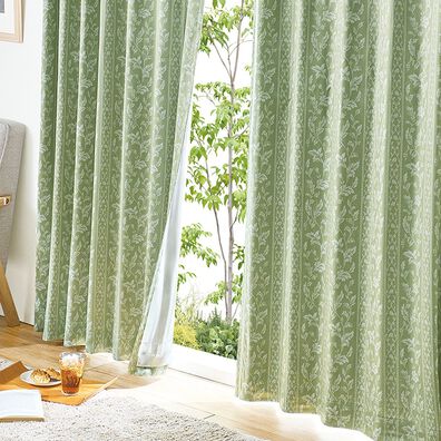 「まるで魔法瓶！アルミ裏地付２層構造カーテンセット（ドレープカーテン）」