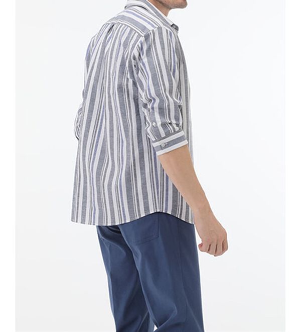 「ひんやり綿麻即戦力アンサンブルセット（メンズシャツ）」｜詳細画像