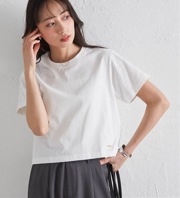 RANAN（ラナン）の「【5つの機能付】ひんやり着回し抜群ベーシックＴシャツ＜選べる着丈＞（Tシャツ）」｜詳細画像