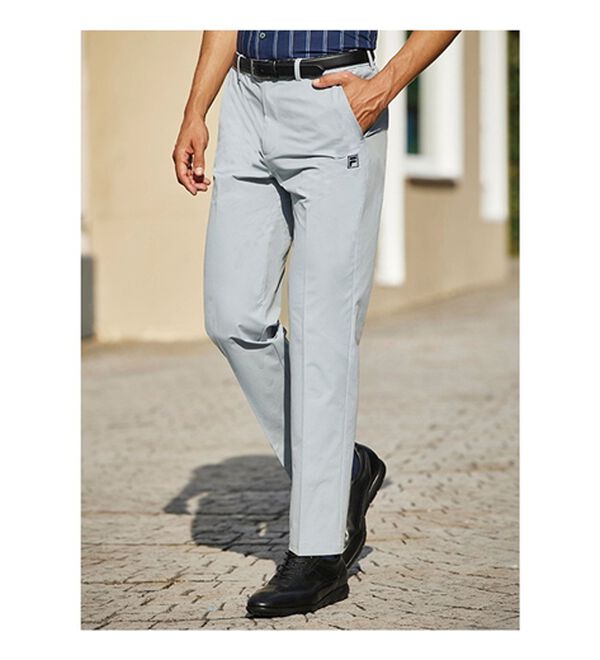 「【２本組】＜フィラ＞吸汗速乾エンブレム刺しゅうパンツ（メンズフルレングスパンツ）」｜詳細画像