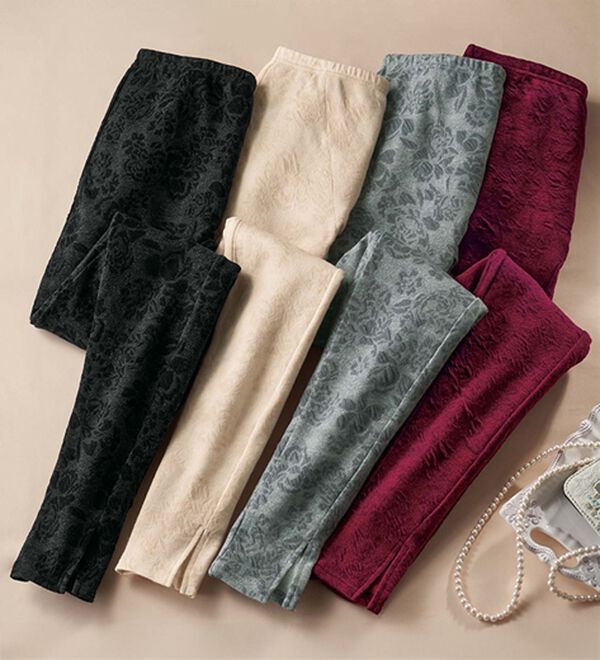 LAVIENNE（ラヴィエンヌ）の「【４色組】すっきりお出掛け女優レギンス（スパッツ・レギンス）」｜4色組