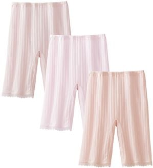 「【３色組】麻入りさらさら３分丈ボトム（ショーツ）」｜3色組