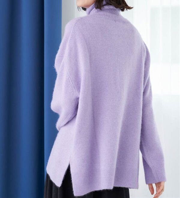 RANAN（ラナン）の「フォックス入りタートルネックニットプルオーバー（ニット・セーター）」｜詳細画像